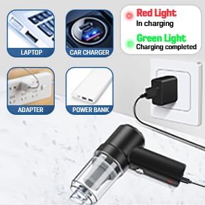 Trendopick AirBlow Pro – 2-in-1 Cordless Air Duster & Mini Vacuum